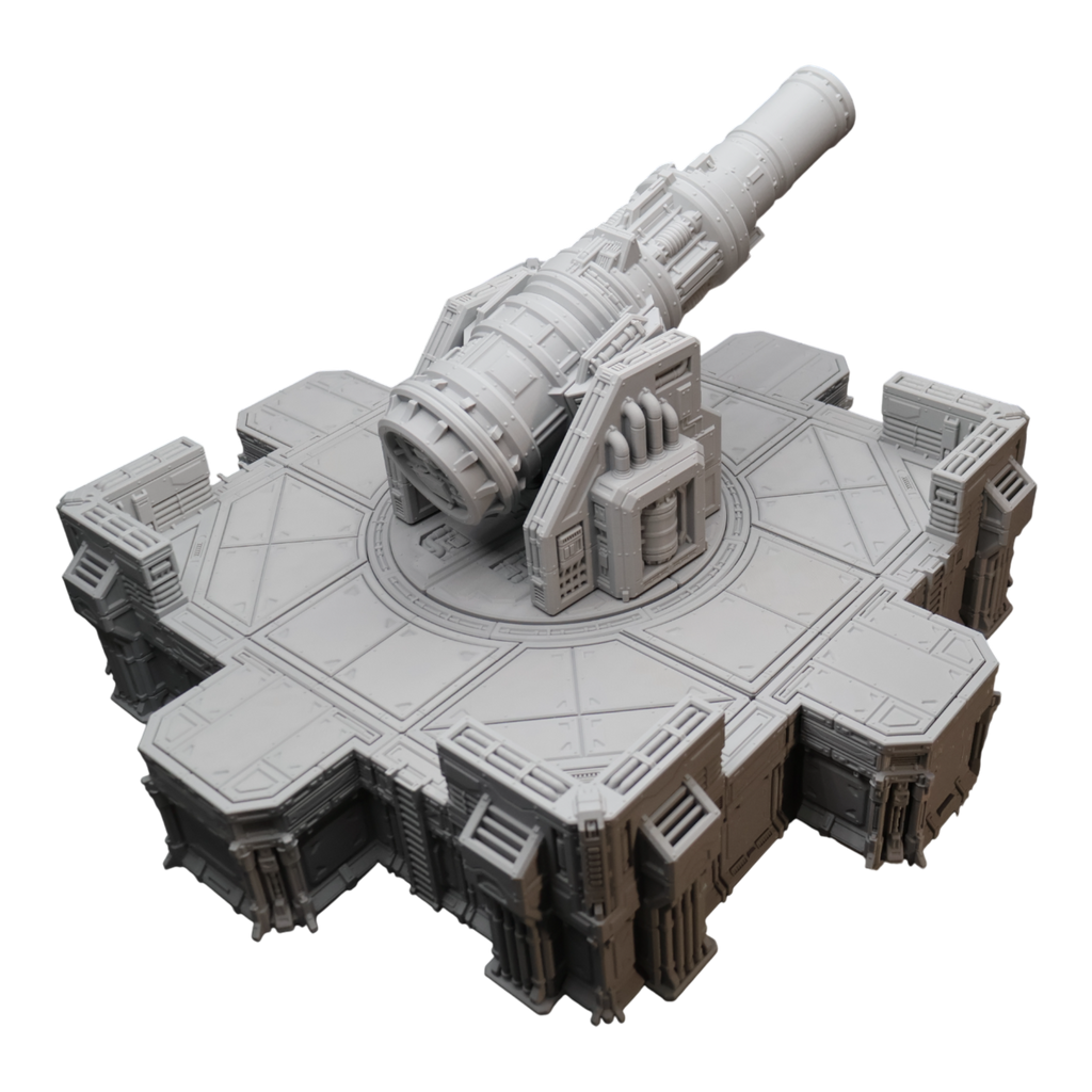 Big Gun Platform #1 - 28mm Wargaming Scatter Terrain Scenery Tabletop Miniature