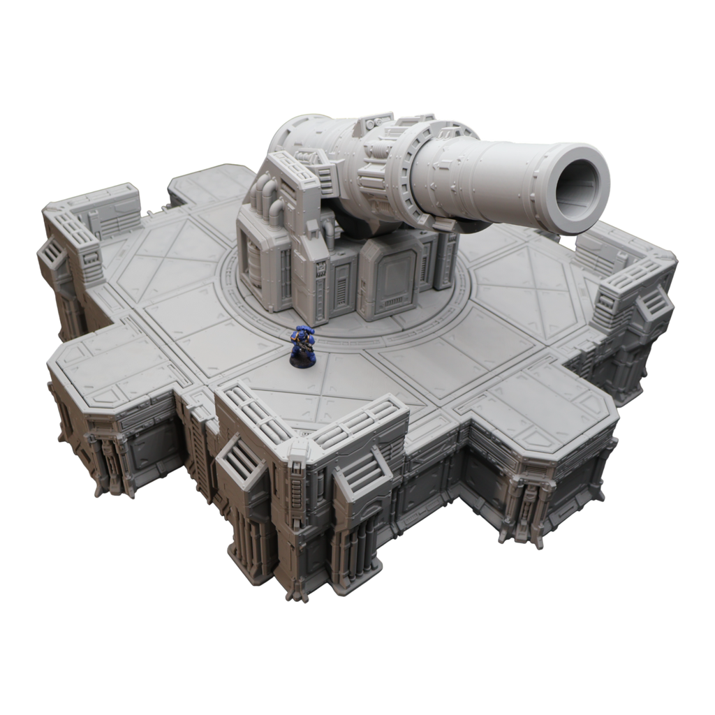 Big Gun Platform #1 - 28mm Wargaming Scatter Terrain Scenery Tabletop Miniature