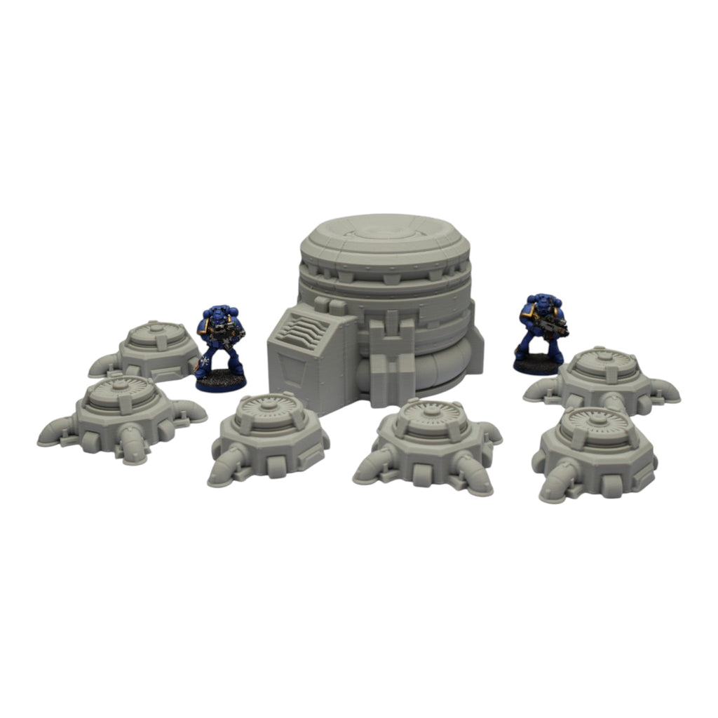 Turbine Fans - 28mm Wargaming Scatter Terrain Scenery Tabletop Grimdark