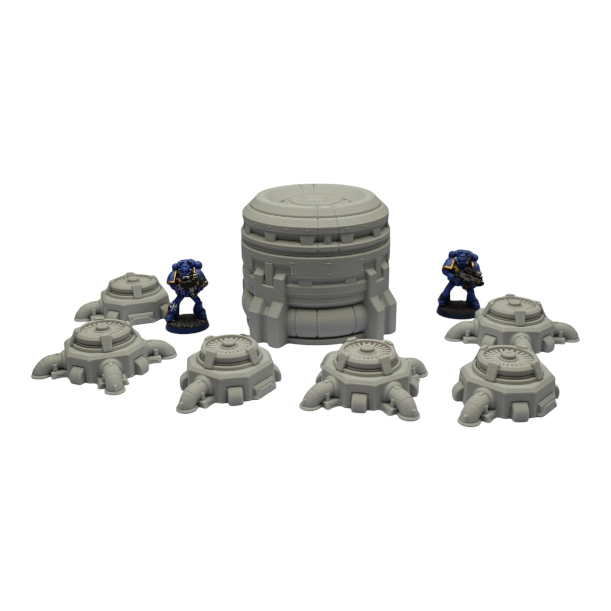 Turbine Fans - 28mm Wargaming Scatter Terrain Scenery Tabletop Grimdark