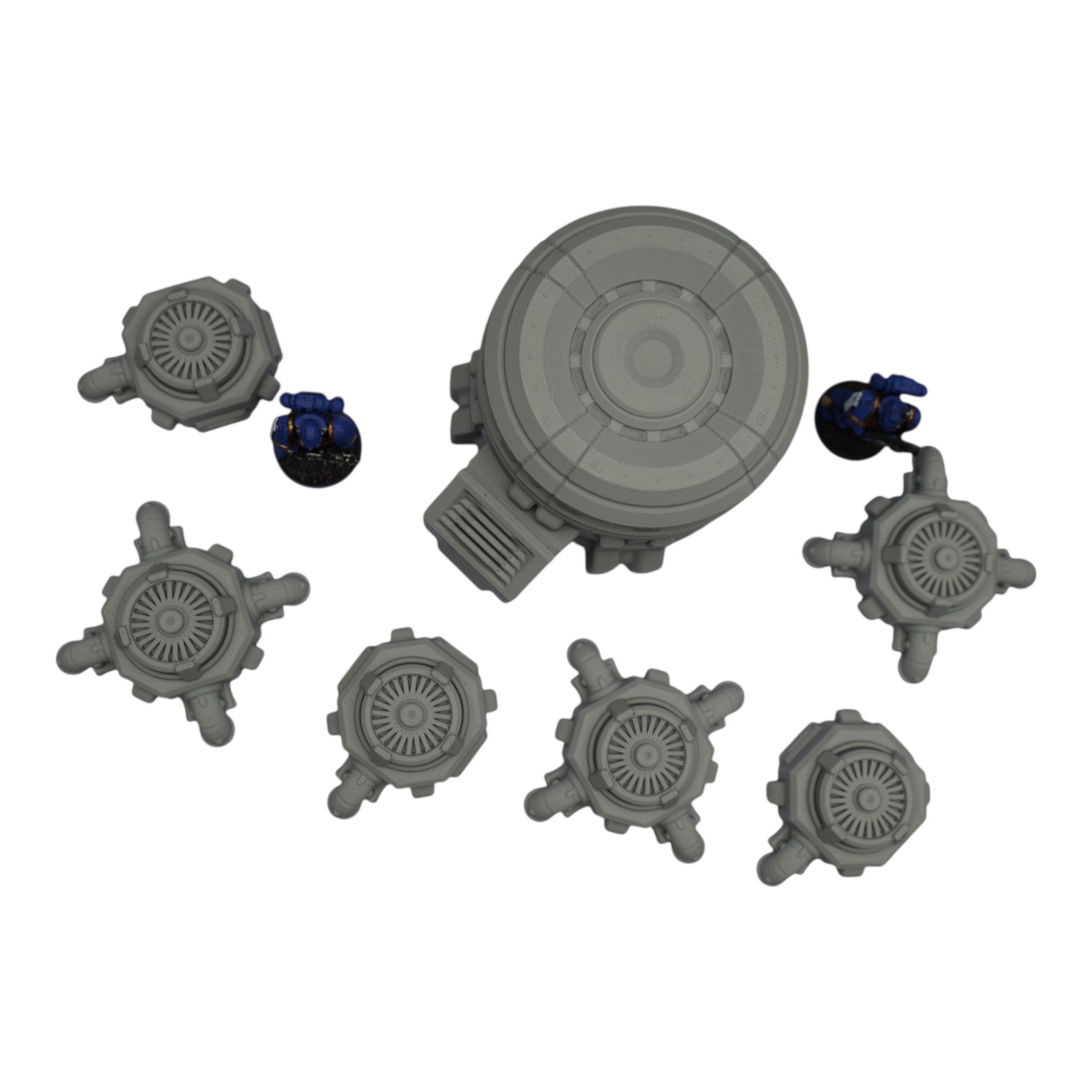 Turbine Fans - 28mm Wargaming Scatter Terrain Scenery Tabletop Grimdark