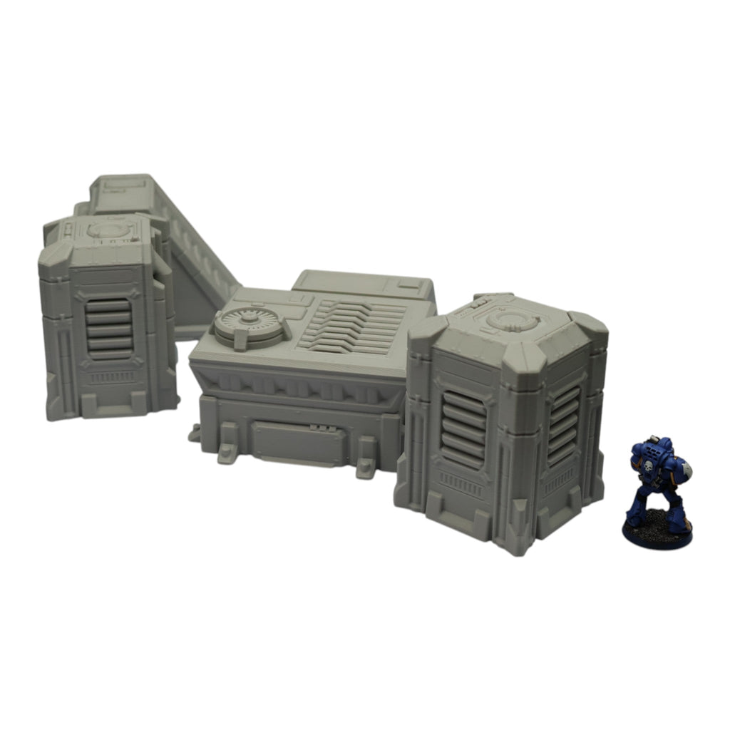 Generators Set #1 - 28mm Wargaming Scatter Terrain Scenery Tabletop Grimdark