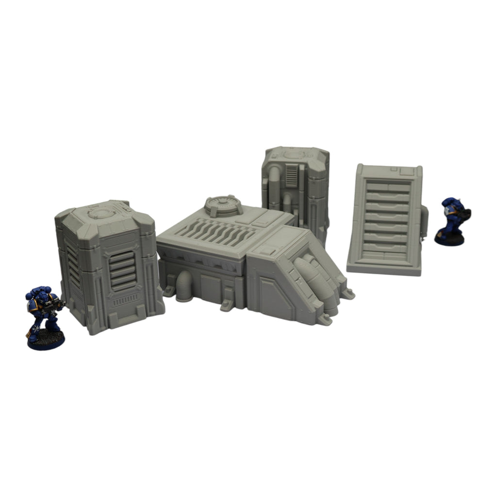 Generators Set #1 - 28mm Wargaming Scatter Terrain Scenery Tabletop Grimdark