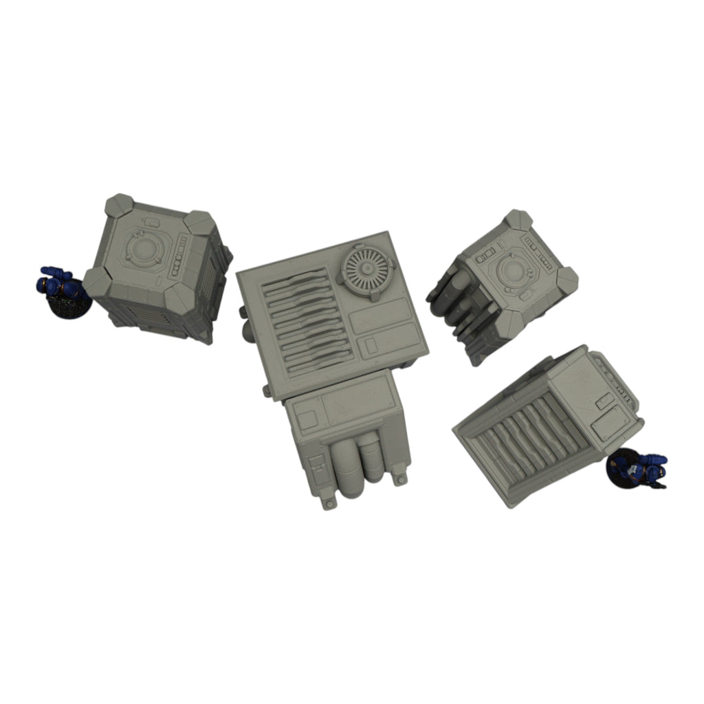 Generators Set #1 - 28mm Wargaming Scatter Terrain Scenery Tabletop Grimdark