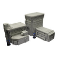 Fuel Station Set - 28mm Wargaming Scatter Terrain Scenery Tabletop Grimdark