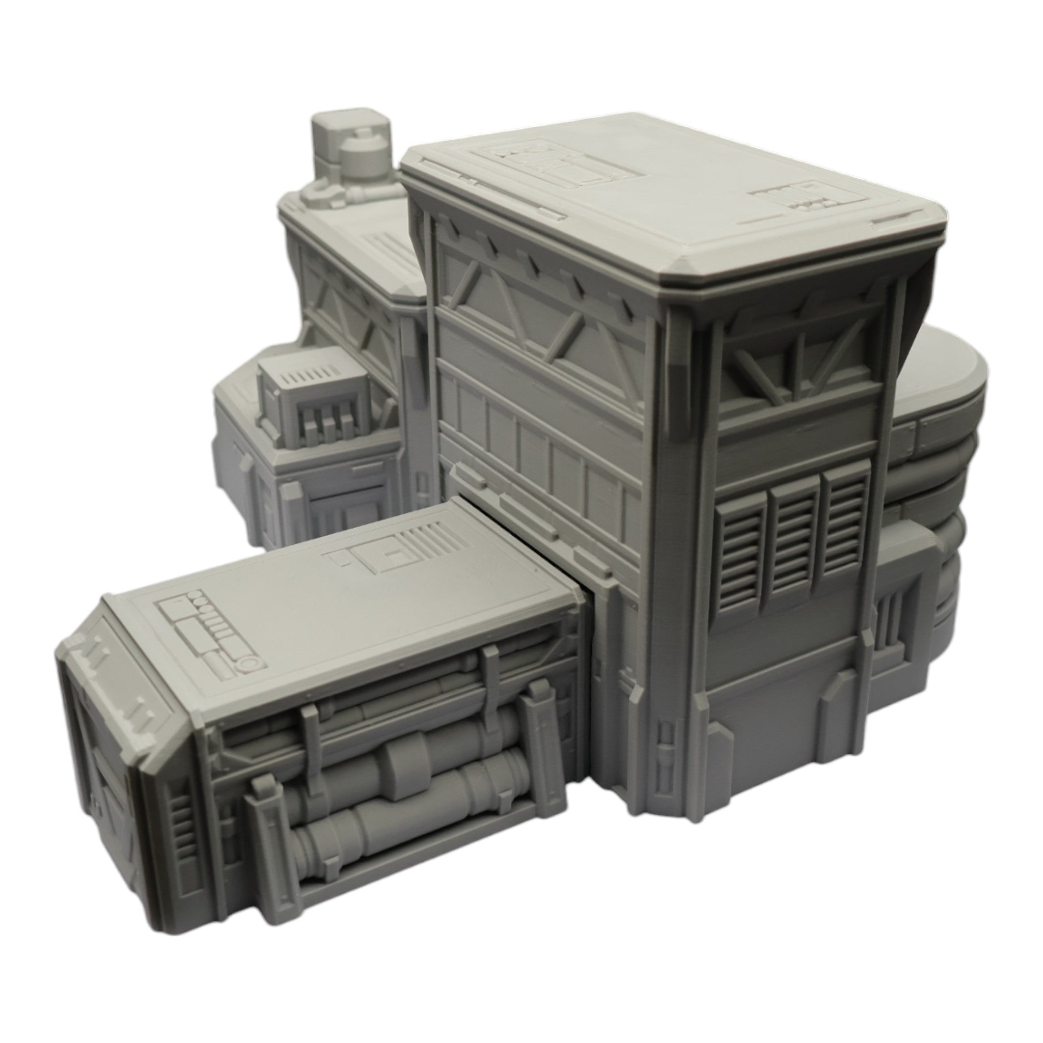 Fuel Station Set - 28mm Wargaming Scatter Terrain Scenery Tabletop Grimdark