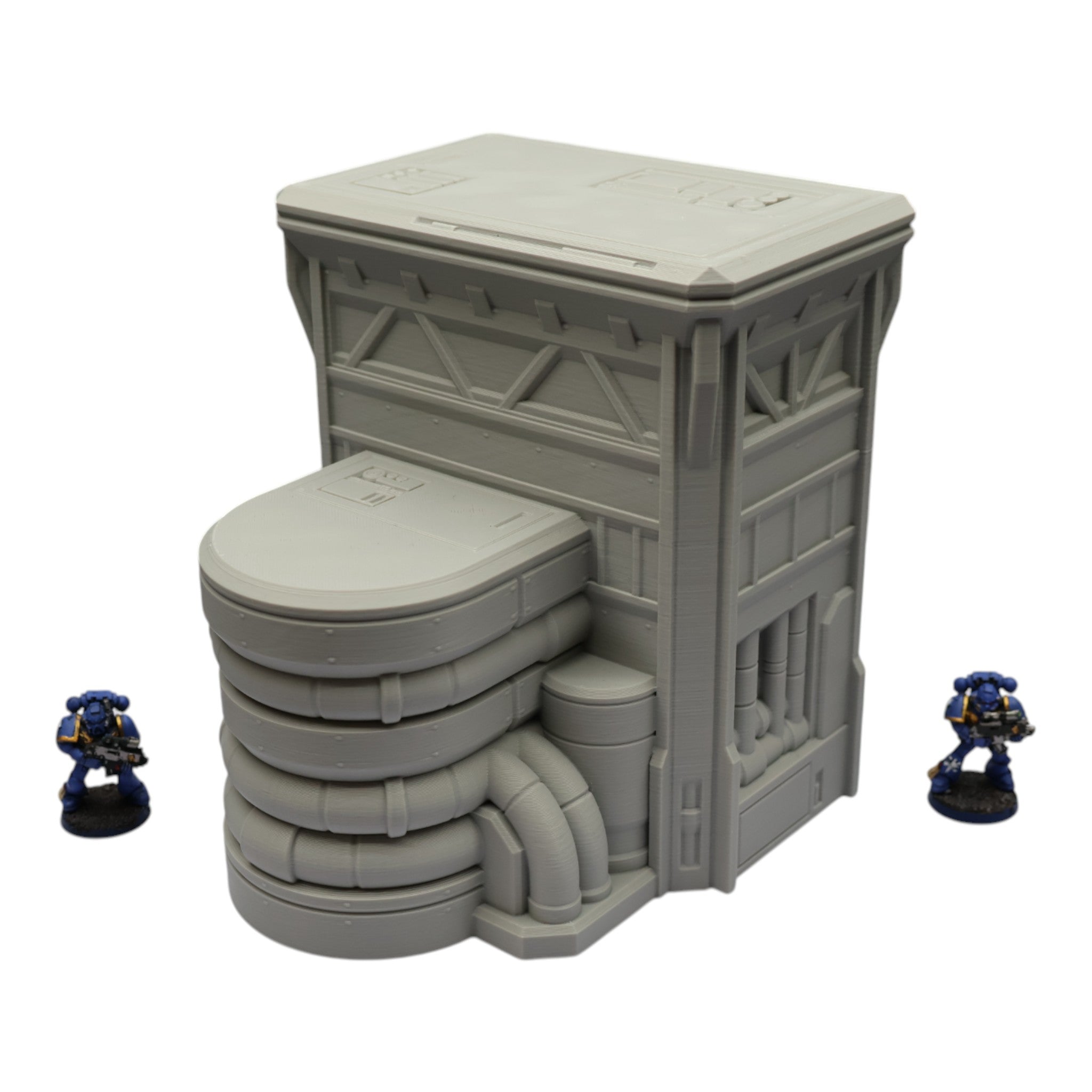 Fuel Station #1 - 28mm Wargaming Scatter Terrain Scenery Tabletop Grimdark