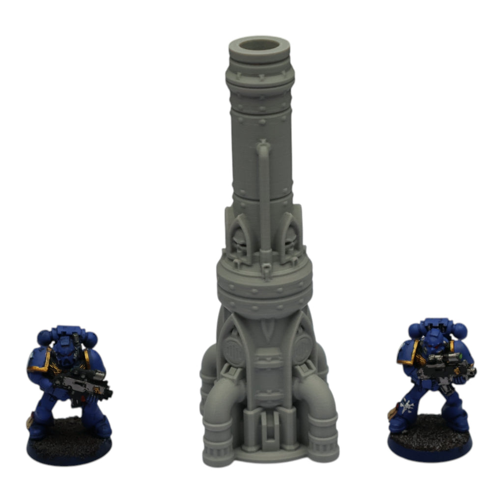 Single Smokestack - 28mm Wargaming Scatter Terrain Scenery Tabletop Grimdark