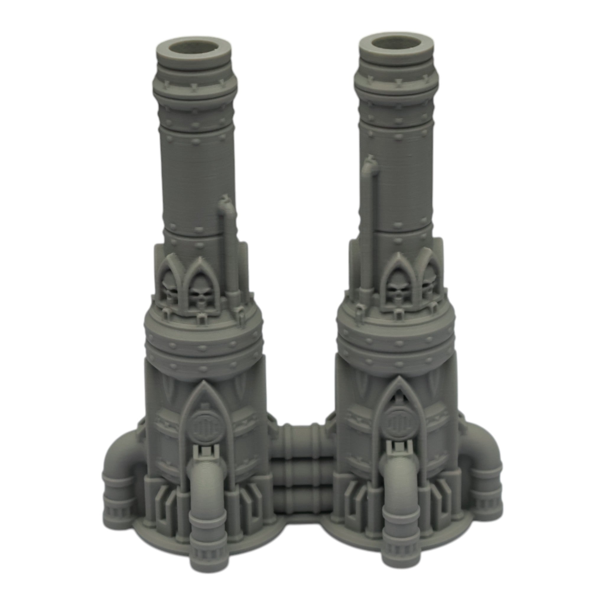 Dual Smokestack - 28mm Wargaming Scatter Terrain Scenery Tabletop Grimdark