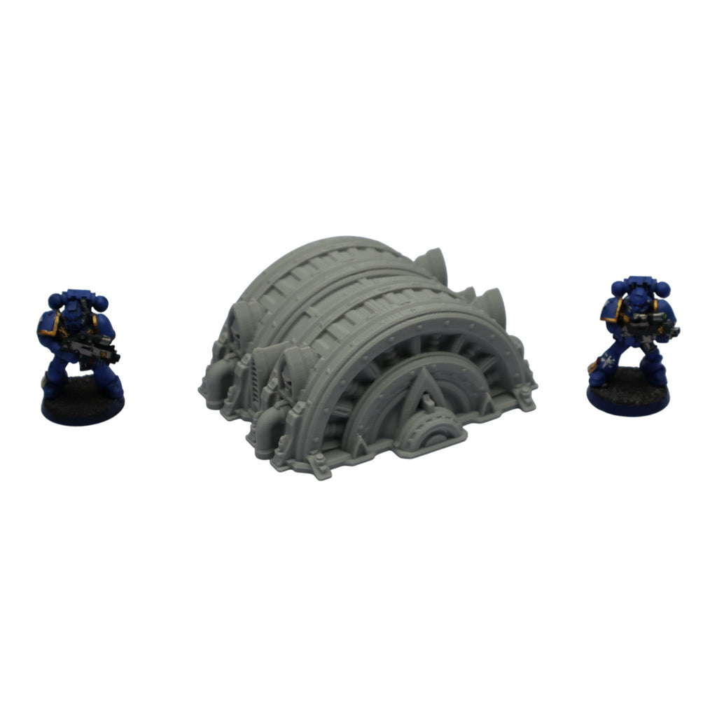 Dual Turbine - 28mm Wargaming Scatter Terrain Scenery Tabletop Grimdark