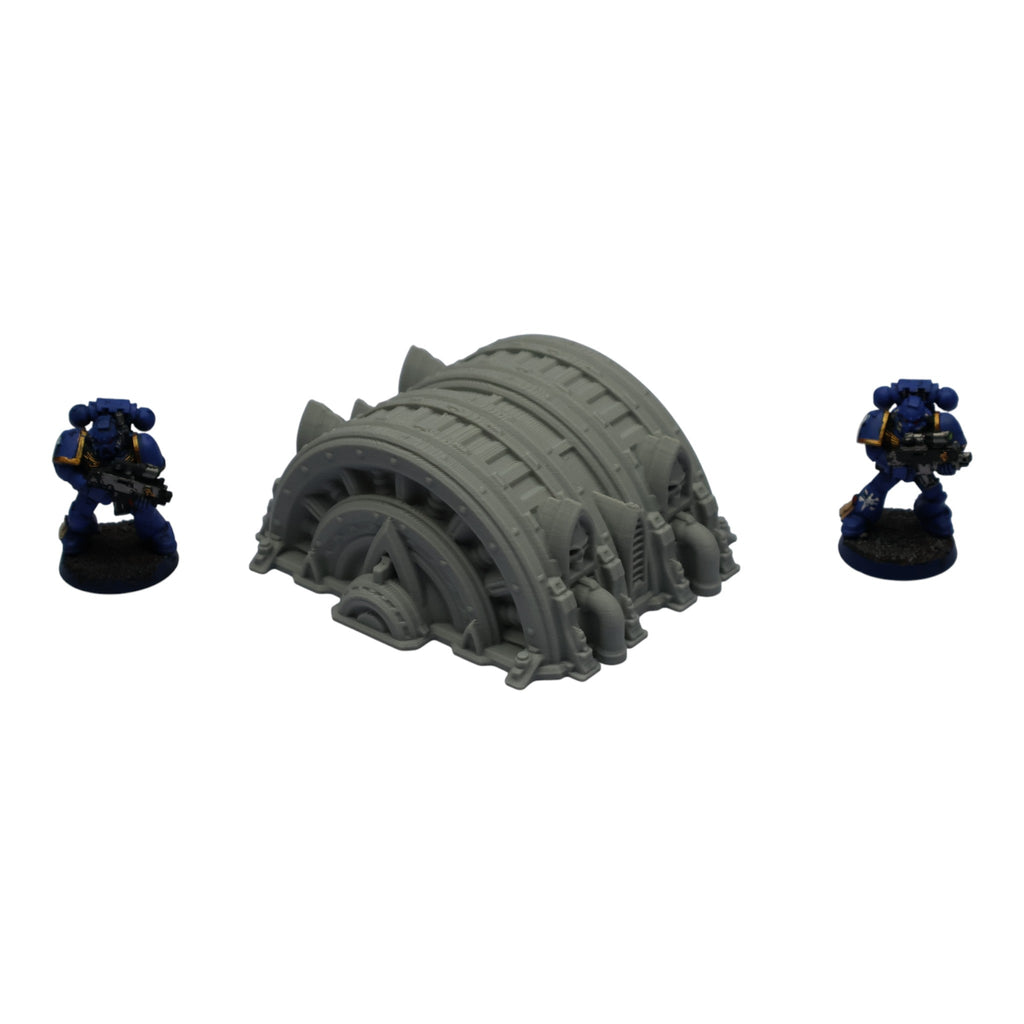 Dual Turbine - 28mm Wargaming Scatter Terrain Scenery Tabletop Grimdark