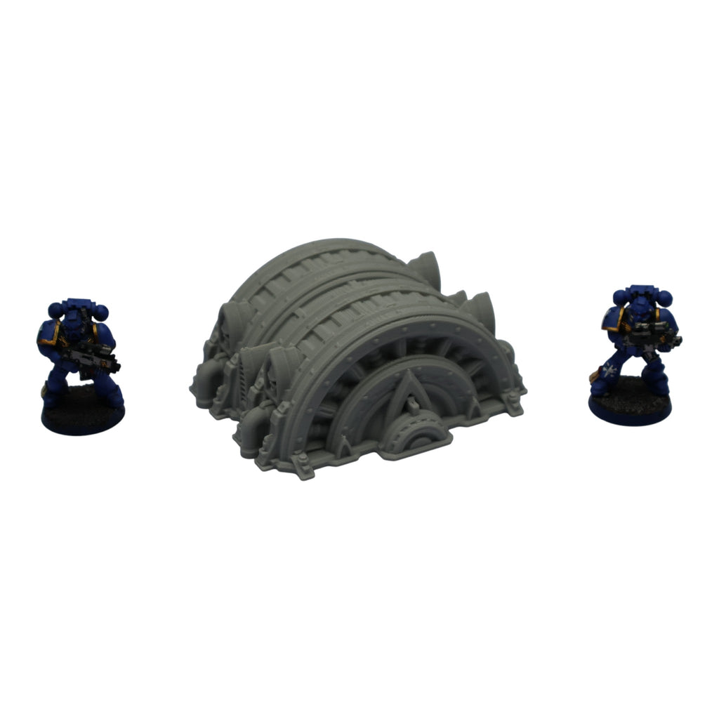 Dual Turbine - 28mm Wargaming Scatter Terrain Scenery Tabletop Grimdark