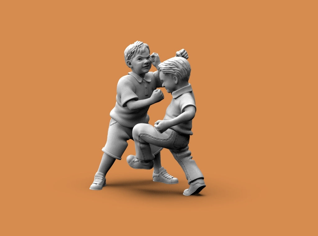 MM1393 Boys Fighting