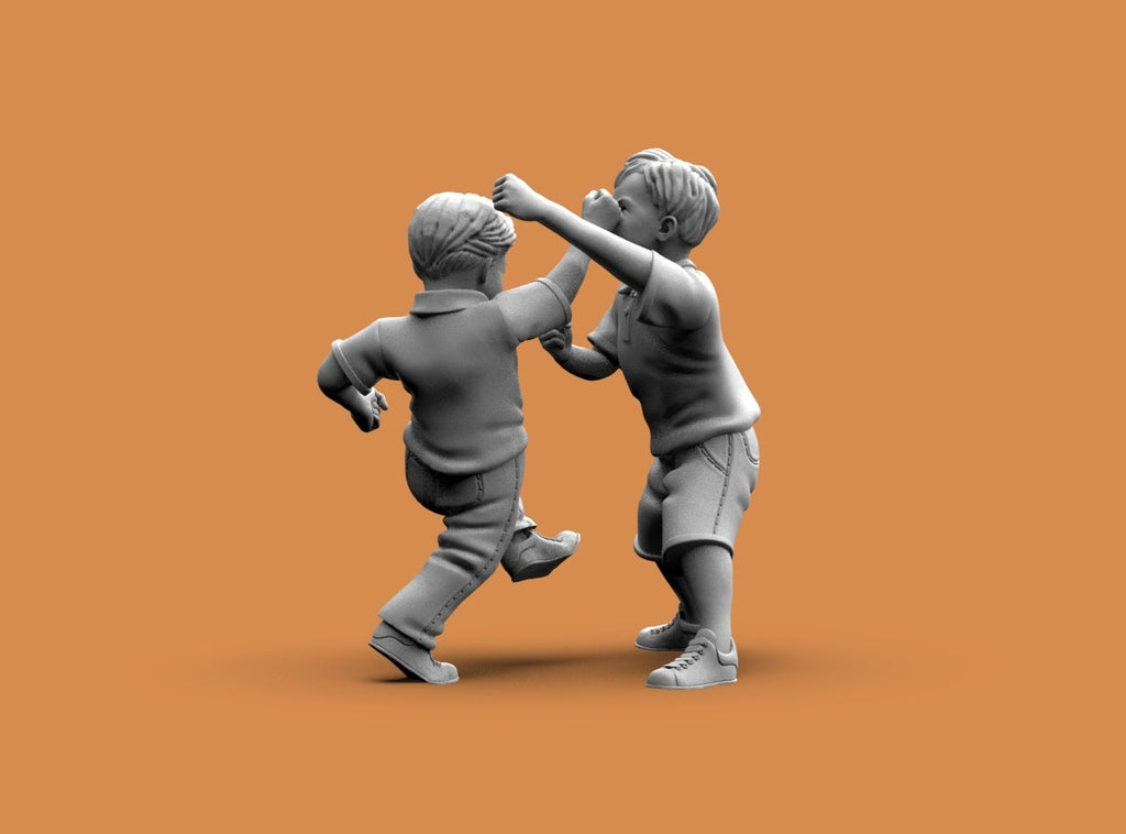 MM1393 Boys Fighting