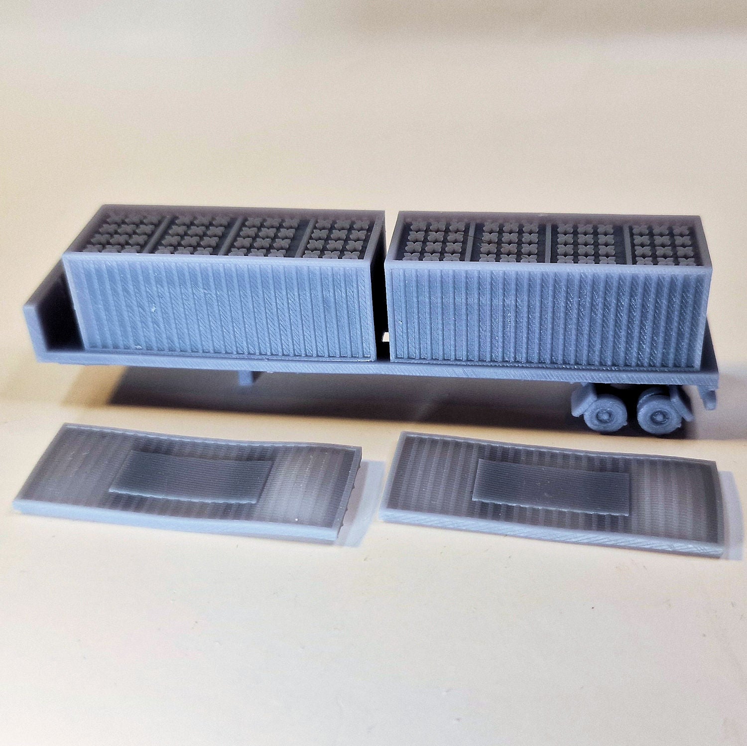 10mm (1:160) STL Operation Spider's Web Drone Launching Trailer