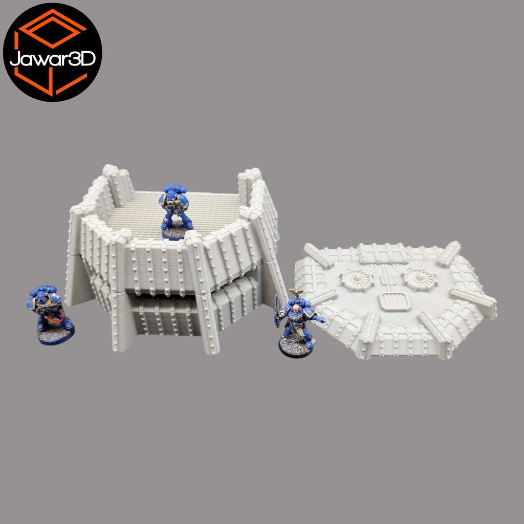Reinforced Defence Bunker - 28mm Wargaming Scatter Terrain Scenery Tabletop