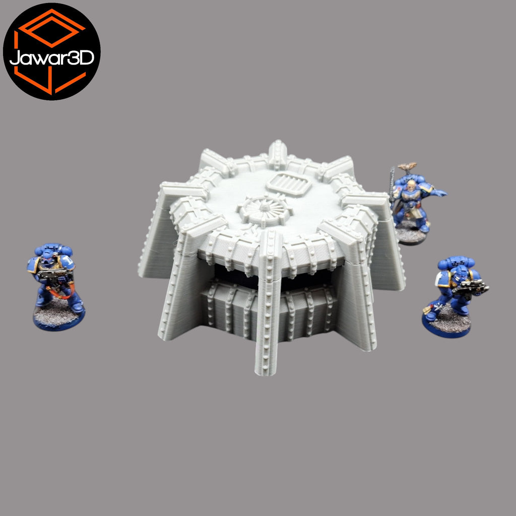 Round Defence Bunker - 28mm Wargaming Scatter Terrain Scenery Tabletop Miniature