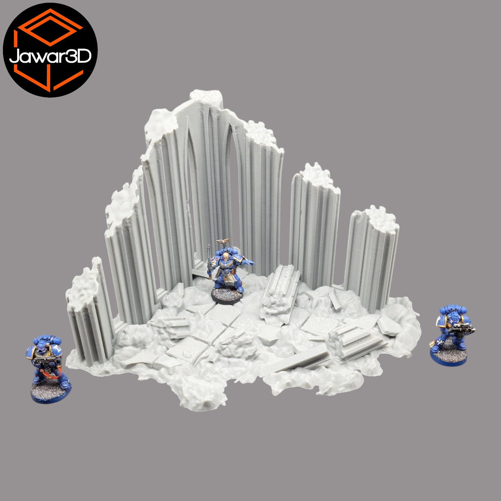 Zarix Ruins - 28mm Wargaming Scatter Terrain Scenery Tabletop Miniature