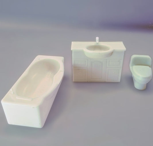 1:24 Modern Bathroom Set