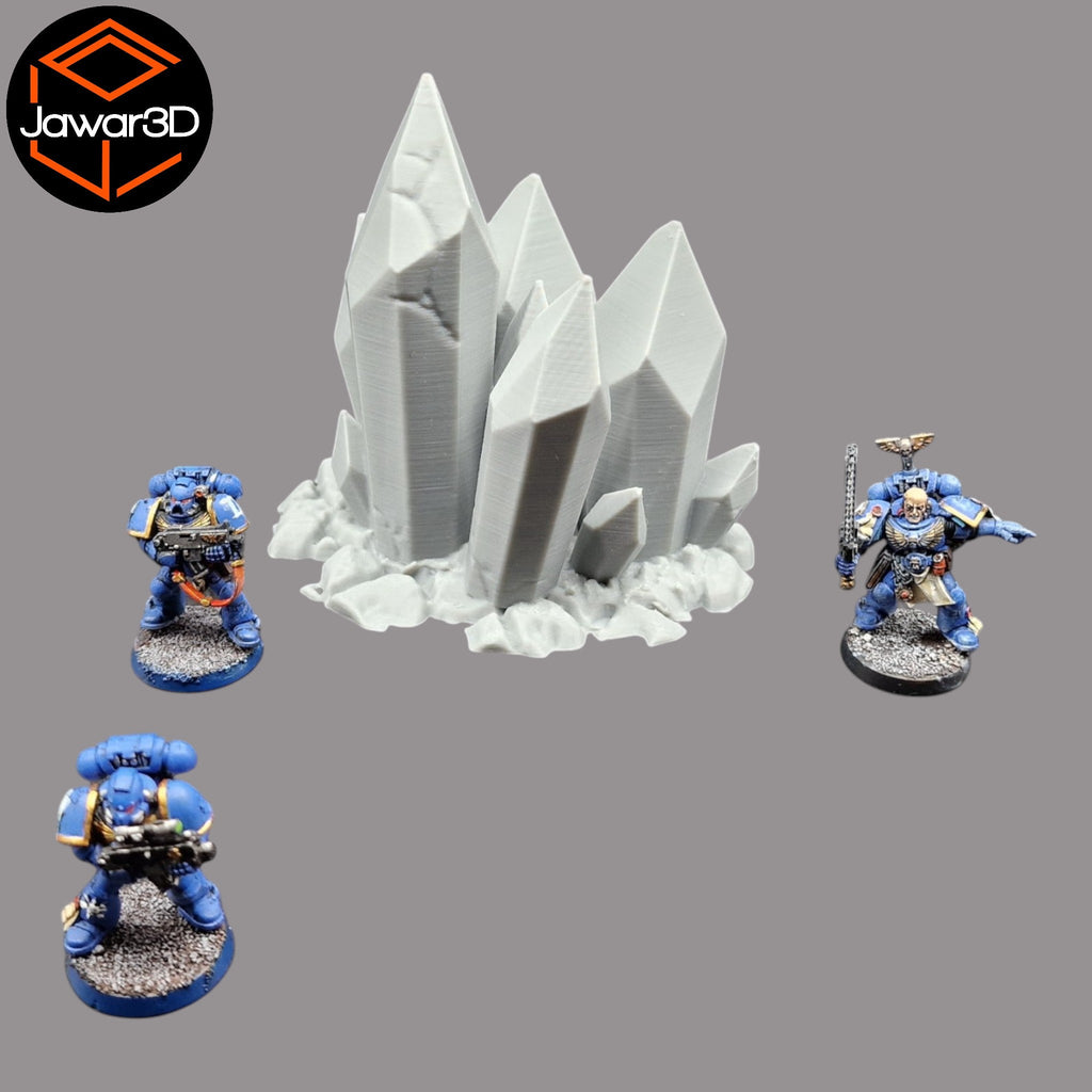 Crystal Cluster - 28mm Wargaming Scatter Terrain Scenery Tabletop Miniature
