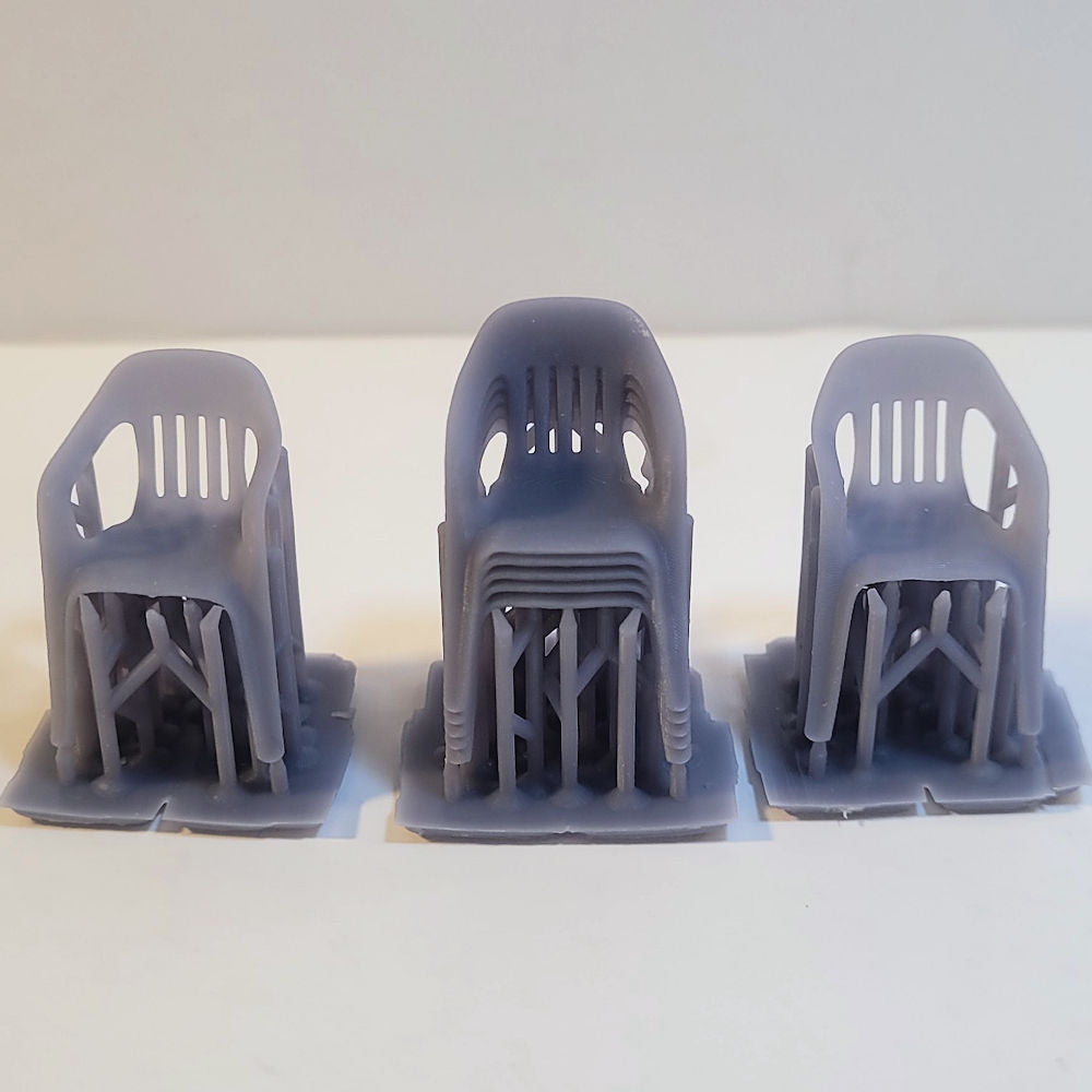 1:35 Stacking Garden Chairs