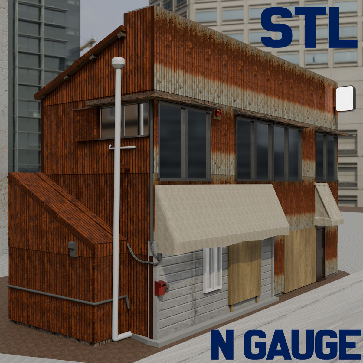 N Gauge (1:150) 'Jazz Club G' STL
