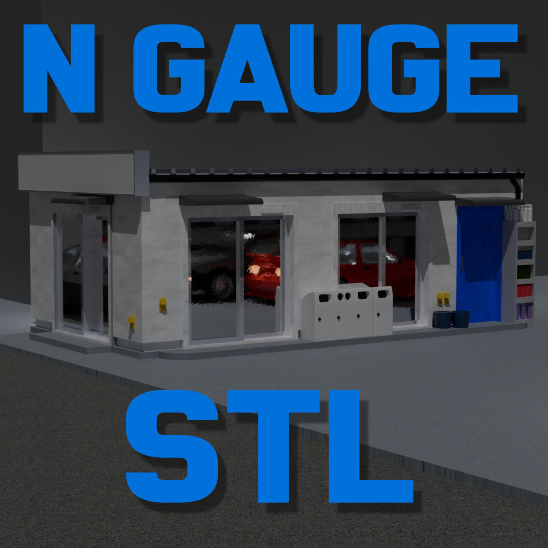N Gauge (1:150) Site Sales Office STL