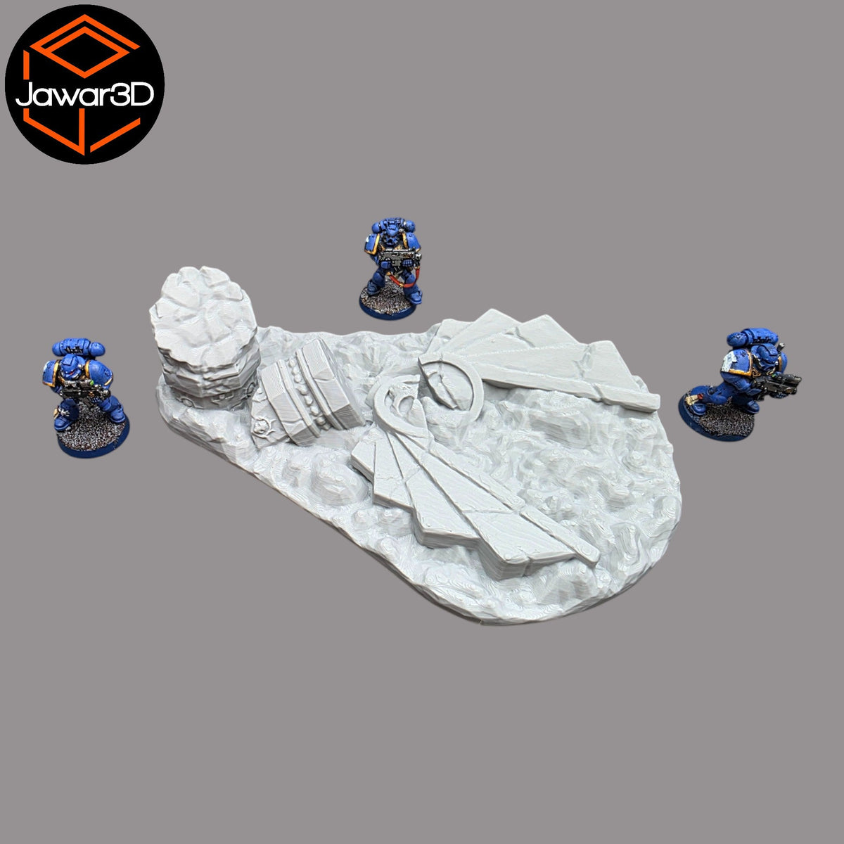 Nyxar Ruins - 28mm Wargaming Scatter Terrain Scenery Tabletop Miniature
