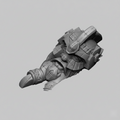 Dwarven Statue Head - 28mm DND/Wargame/RPG Terrain