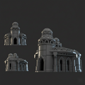 Lost City Building 3 - 28mm DND/Wargame/RPG Terrain