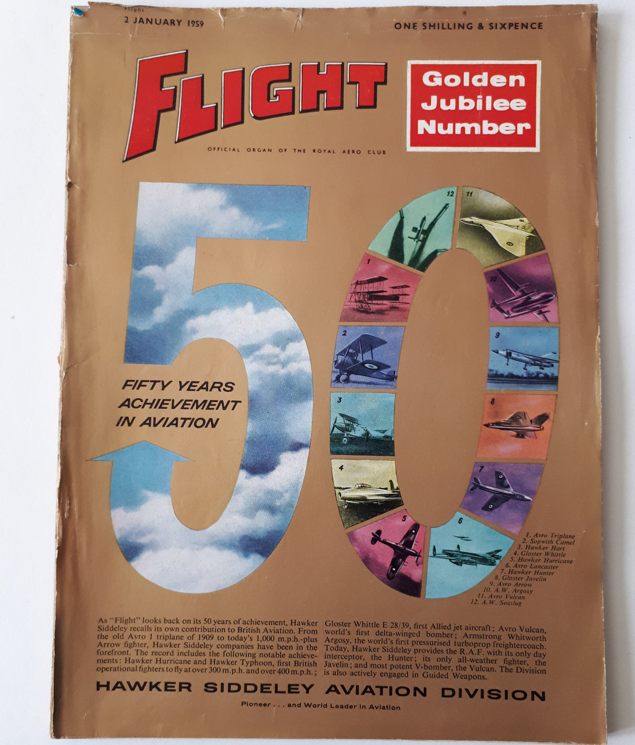 Flight Magazine - 2nd January 1959 - Golden Jubilee Number