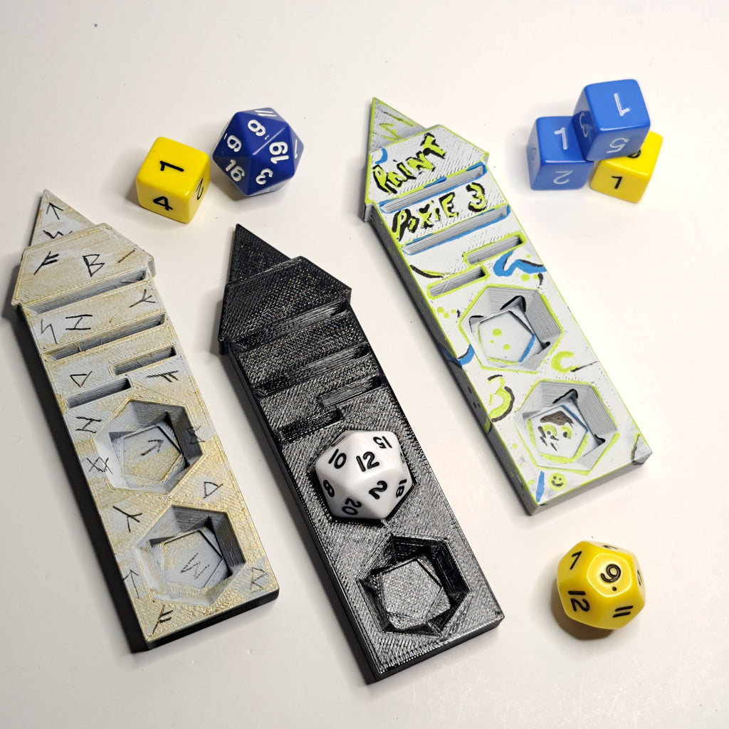 Kill Team Wound Marker - 2 Dice generic (Black)