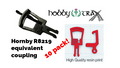 Hornby R8219 NEM coupling 10 pack - high quality 3D resin print