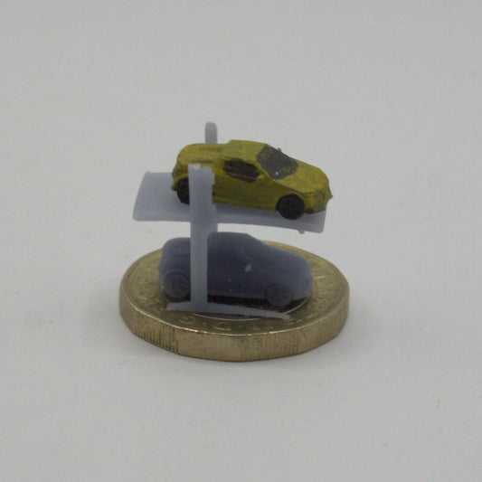Z Gauge (1:220) 2 Car Parking Lift (3 pack)