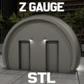 Z Gauge (1:220) 'Igloo' Toilet STL