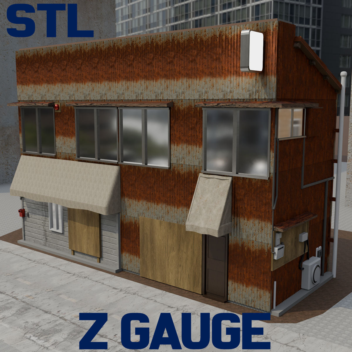 Z Gauge (1:220) 'Jazz Club G' STL