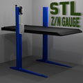 Z (1:220)/N (1:150) 2 Car Parking Lift STL