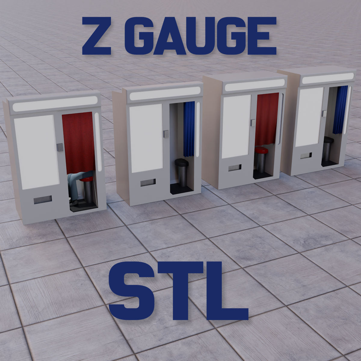 Z Gauge (1:220) Photobooths STL