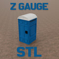 Z Gauge (1:220) Portaloos STL