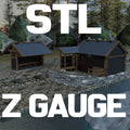 Z Gauge (1:220) Historic Onsen STL
