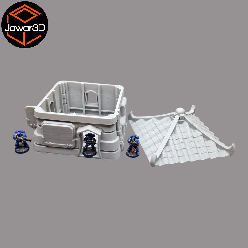 Eldrin Temple - 28mm Wargaming Scatter Terrain Scenery Tabletop Miniature