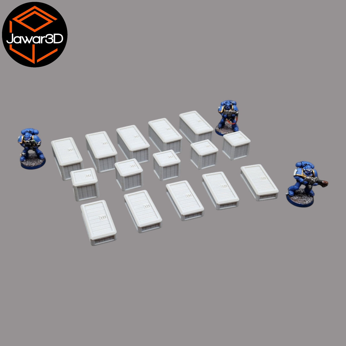 Crate Selection - 28mm Wargaming Scatter Terrain Scenery Tabletop