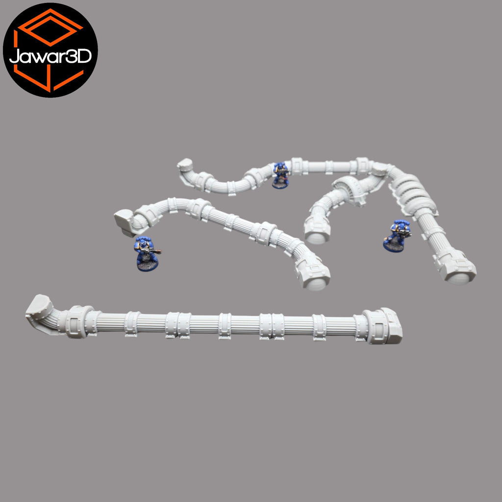 Pipe Set - 28mm Wargaming Scatter Terrain Scenery Tabletop Miniature
