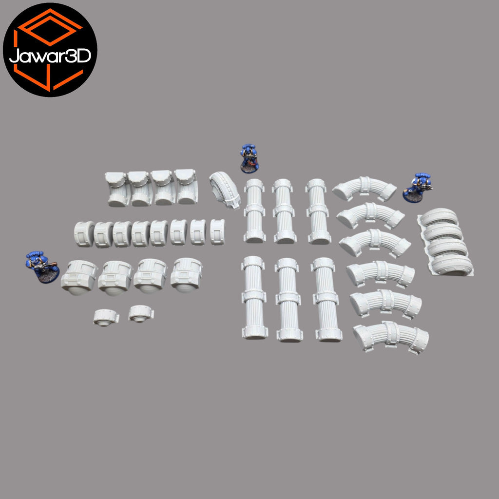 Pipe Set - 28mm Wargaming Scatter Terrain Scenery Tabletop Miniature