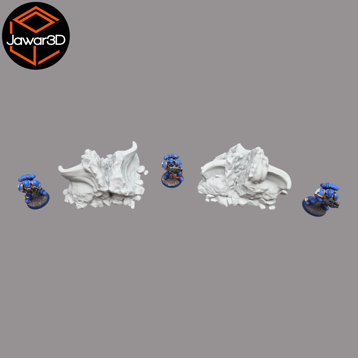 Statue Debris - 28mm Wargaming Scatter Terrain Scenery Tabletop Miniature