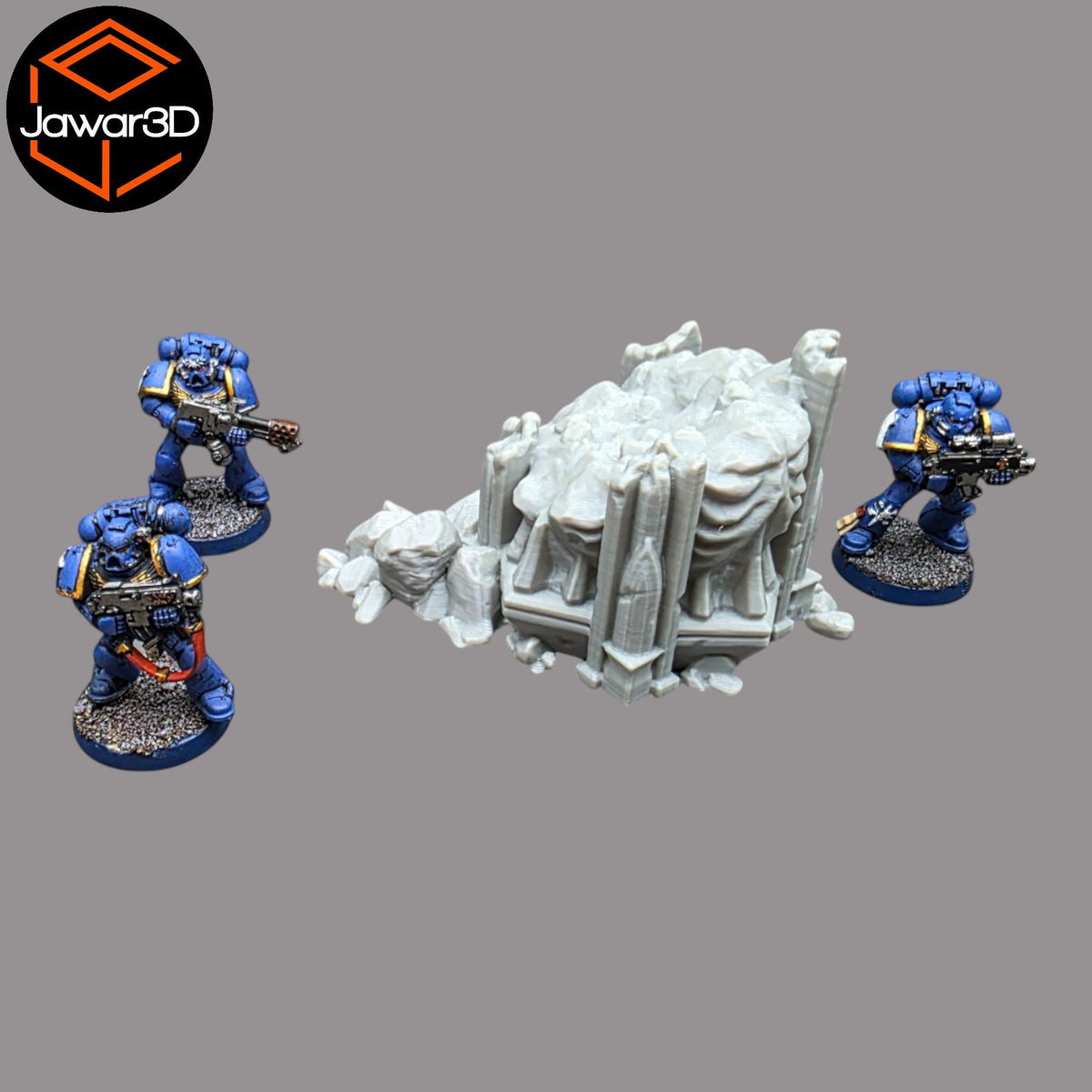 Pillar Damage - 28mm Wargaming Scatter Terrain Scenery Tabletop Miniature