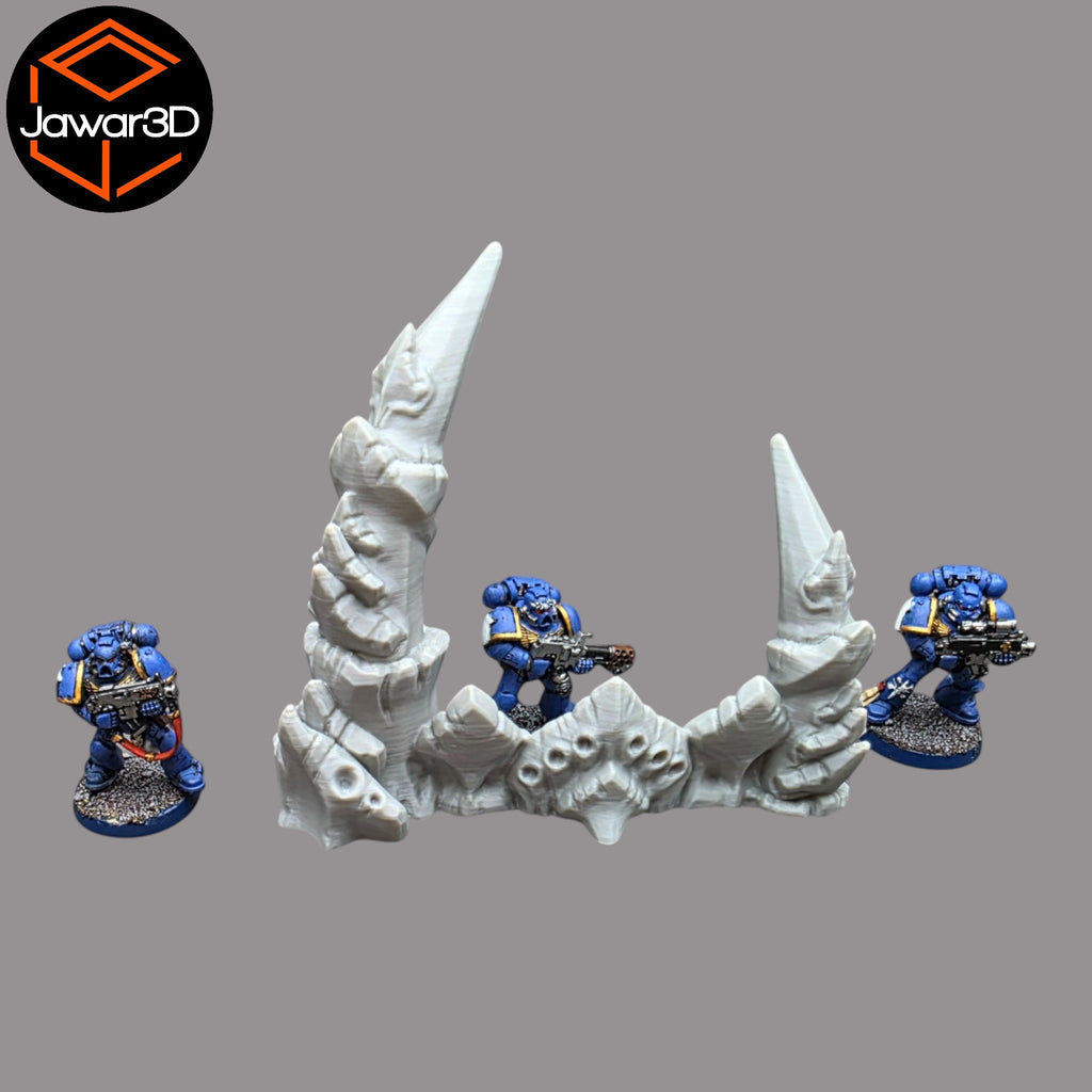 Spike Barrier - 28mm Wargaming Scatter Terrain Scenery Tabletop Miniature