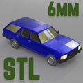 6mm (1:285) 70s-80s Large Estate cars STL