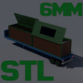 6mm (1:285) STL - Operation Spider's Web Drone Launching Trailer