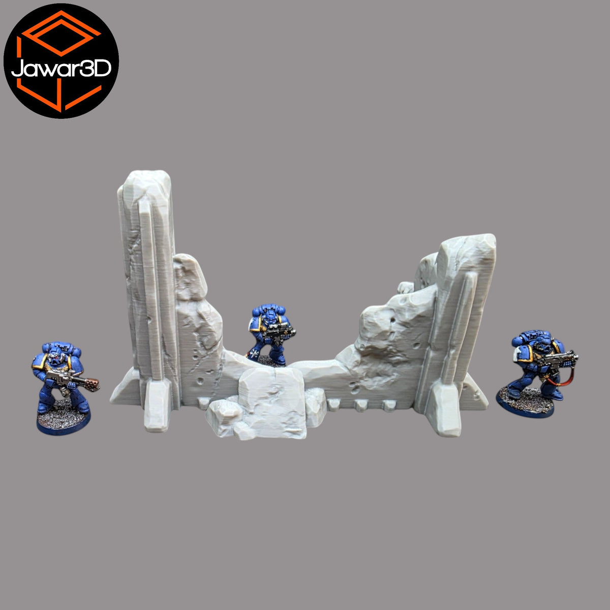 Debris Building 2 - 28mm Wargaming Scatter Terrain Scenery Tabletop Miniature